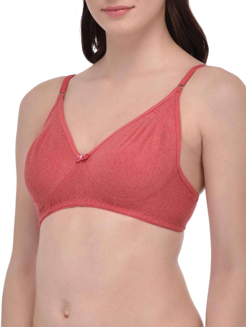 orange cotton tshirt bra - 12948665 - Standard Image - 1