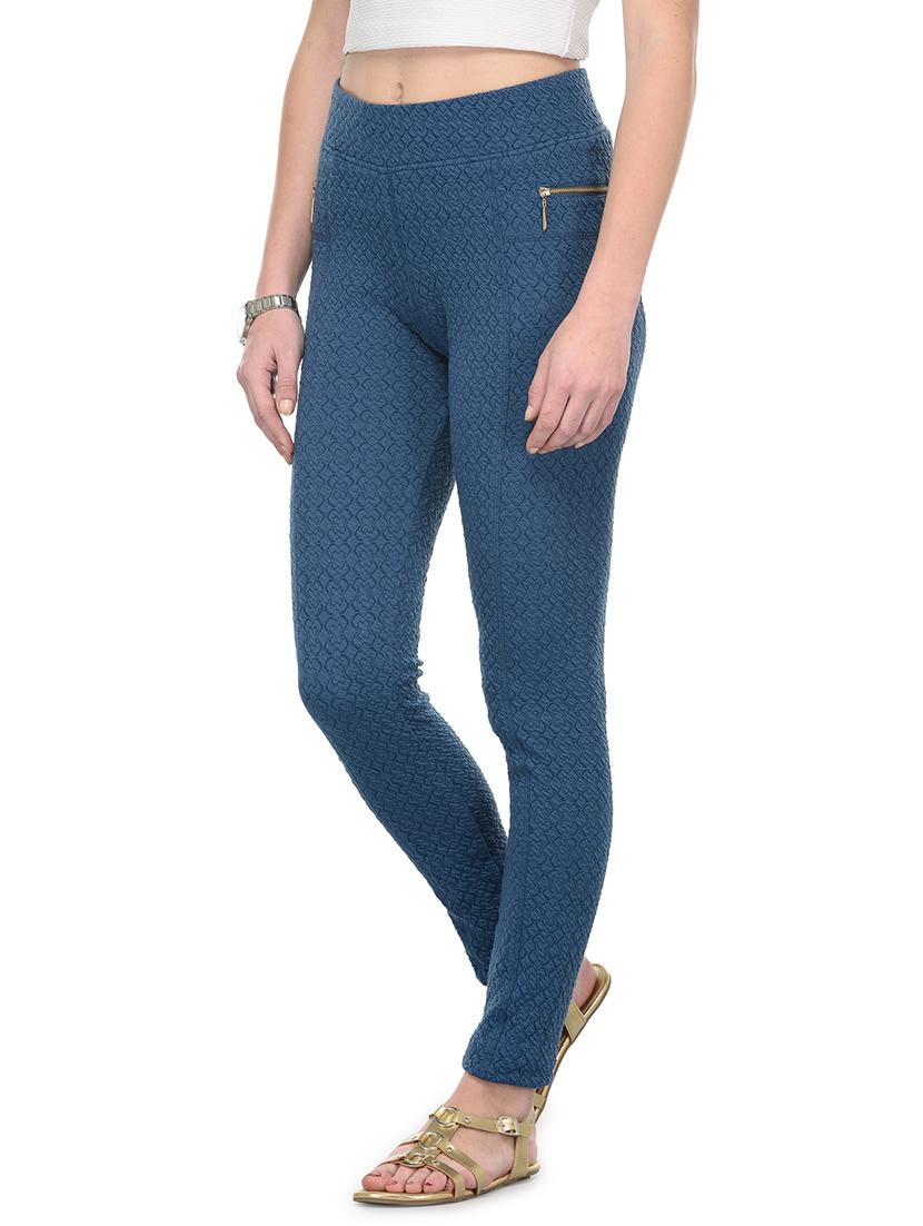 blue cotton jeggings - 12954102 - Standard Image - 1