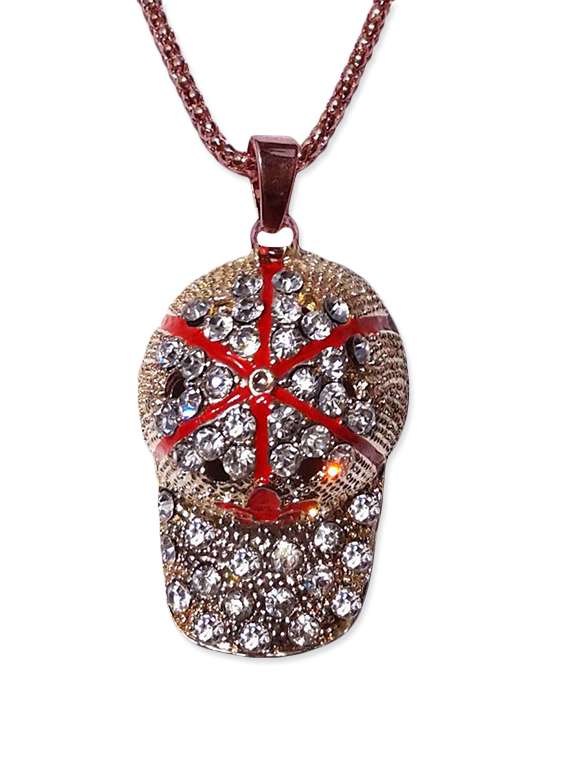 multi colored metal pendant