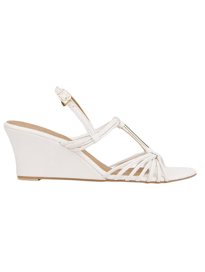 tubular strappy wedges - 12960534 - Standard Image - 1
