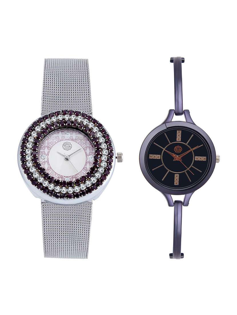 shostopper vintage collection combo watches for womens sj194wcb