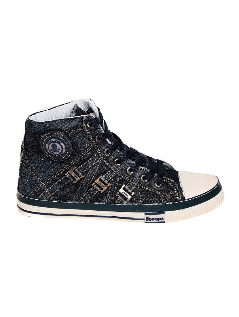 black denim lace up sneaker - 12969732 - Standard Image - 1