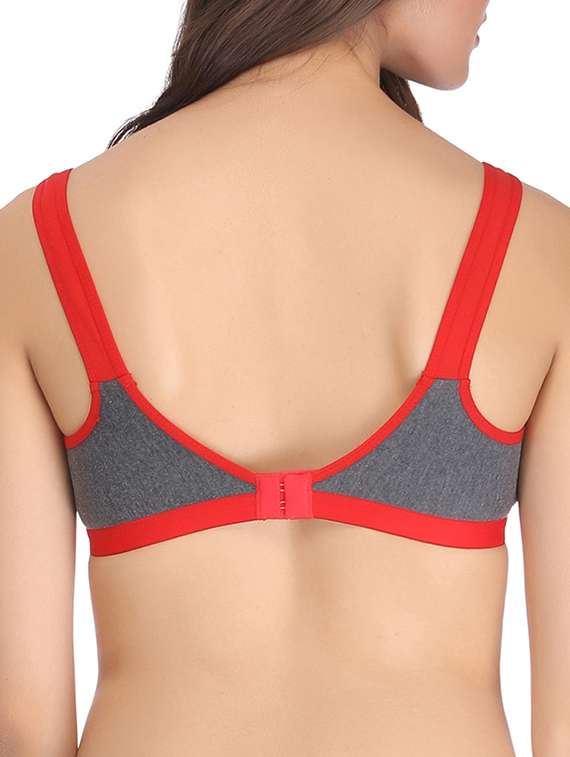 set of 2 multicolored cotton bras - 12975016 - Standard Image - 4