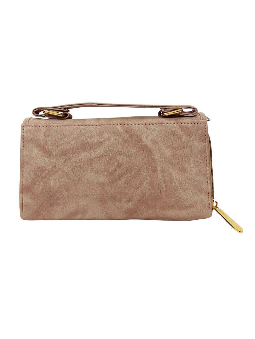 beige leatherette sling bag - 12979464 -  Standard Image - 1
