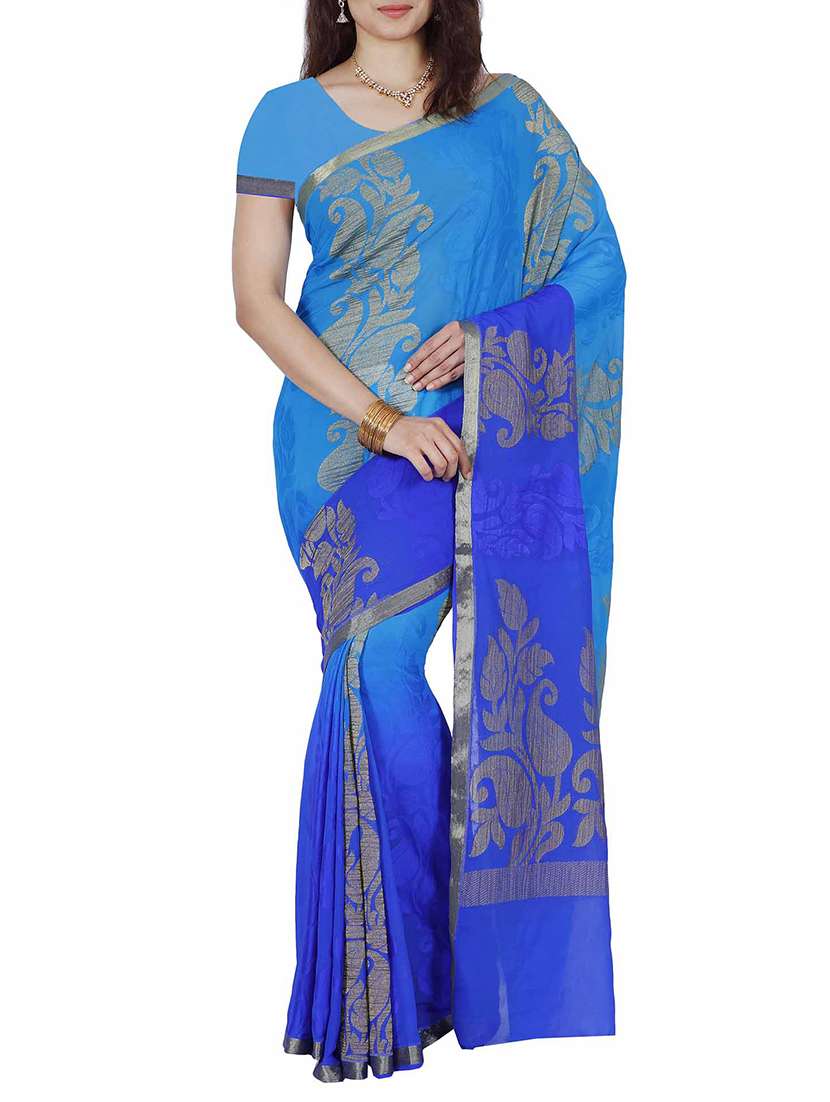 tonal shades paisley printed saree