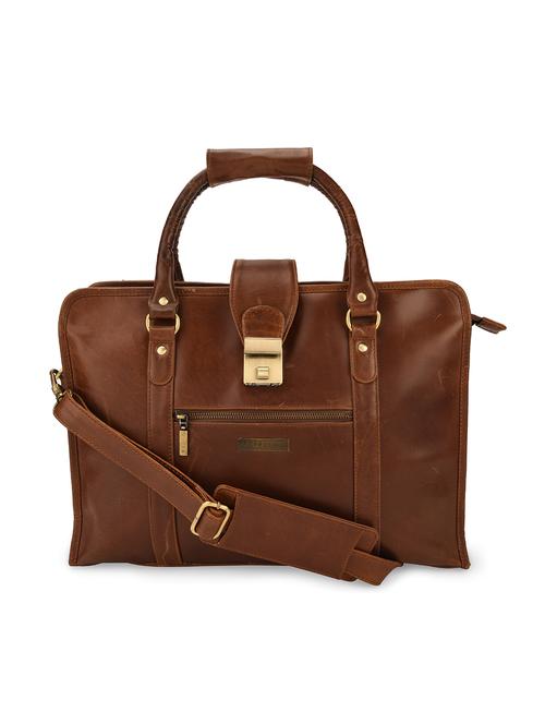 brown leather laptop bag - 12992674 -  Standard Image - 0
