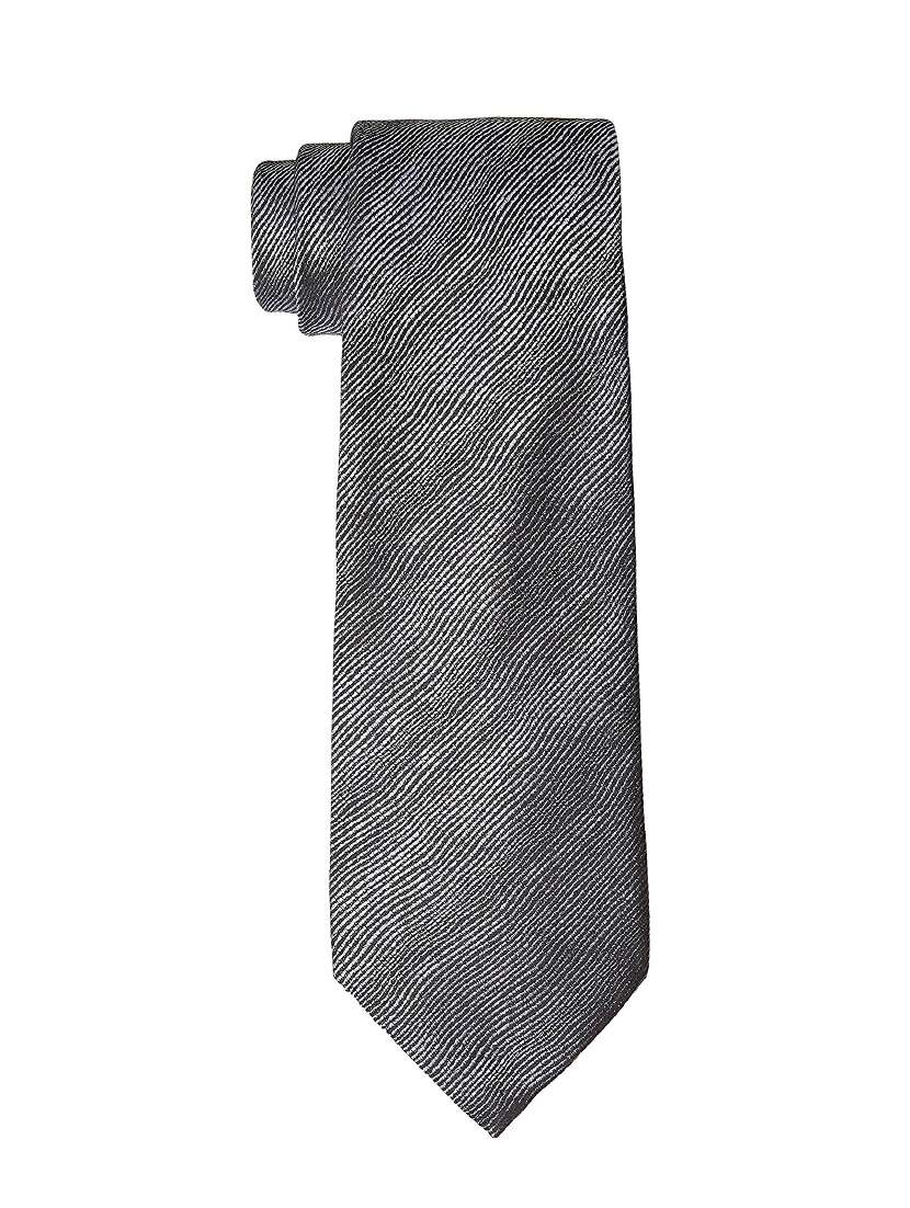 dark grey microfibre tie