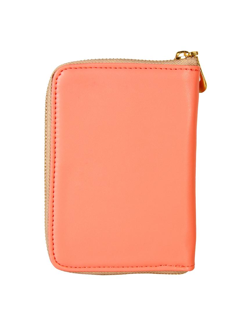 orange leatherette wallet - 12996868 - Standard Image - 1
