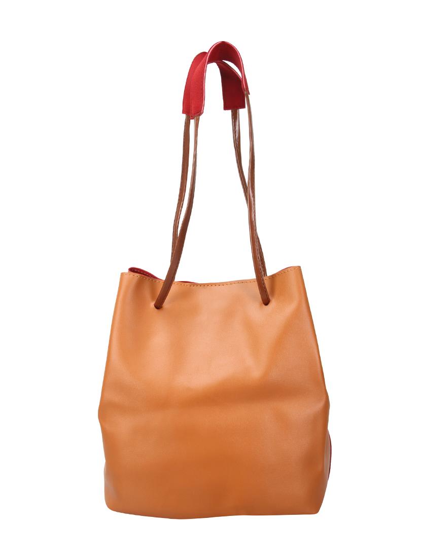 tan leatherette tote - 12996874 -  Standard Image - 1