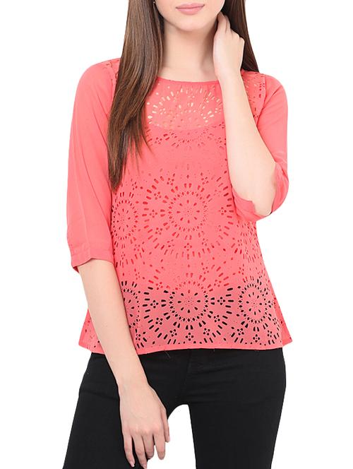 women's straight round neck top - 13003956 -  Standard Image - 0