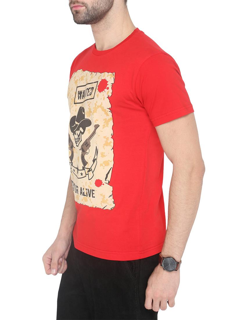 men graphic round neck t-shirt - 13004209 - Standard Image - 1