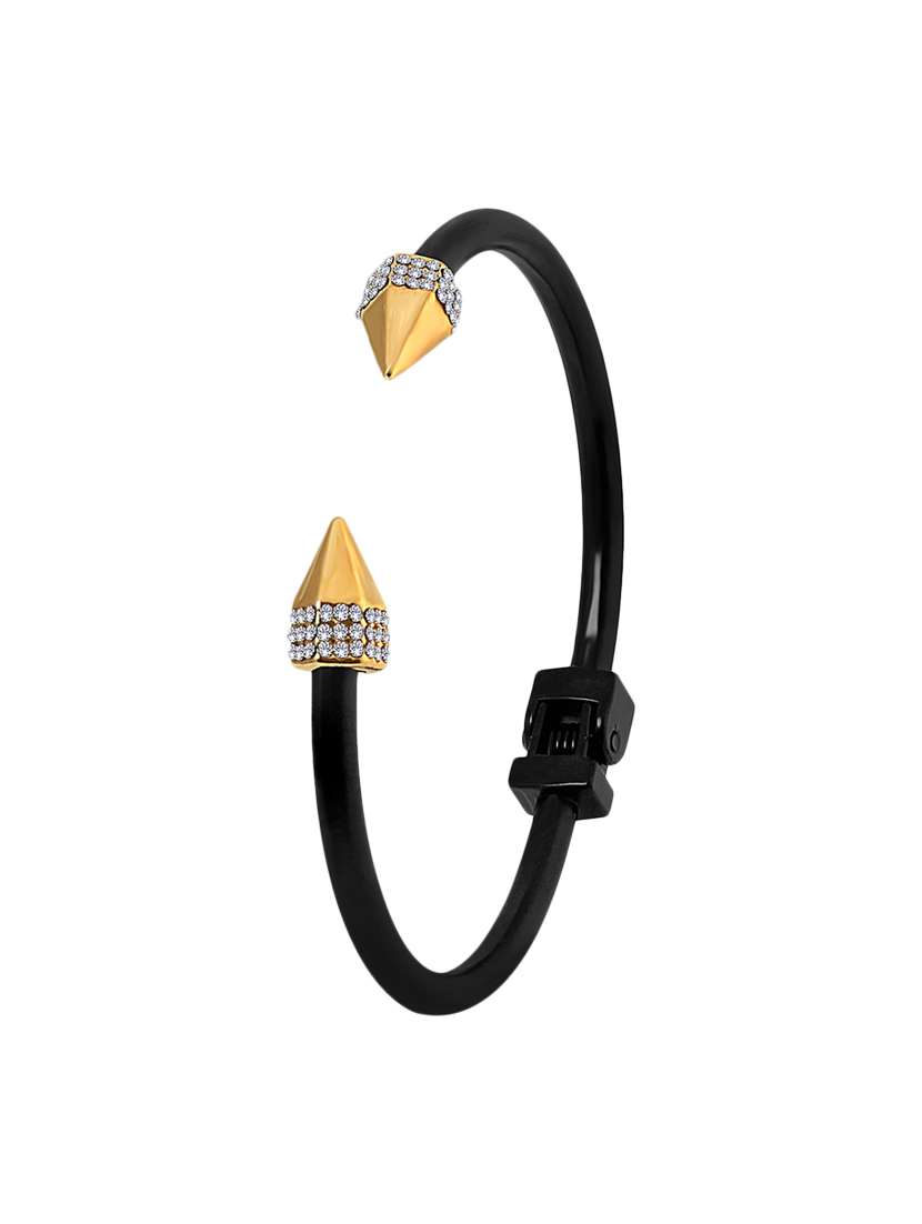 black metal bracelet - 13015365 -  Standard Image - 1