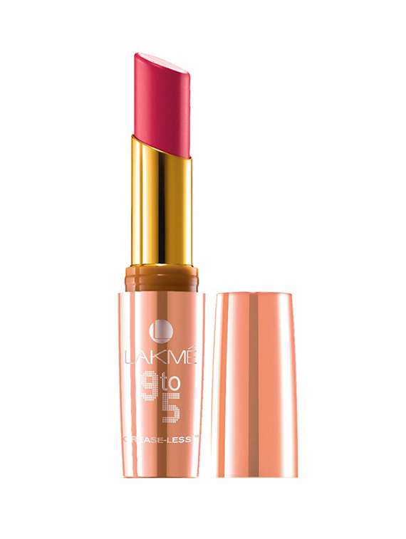 lakme 9 to 5 creaseless creme lip color 3.6 g (cp7 fuschia field)