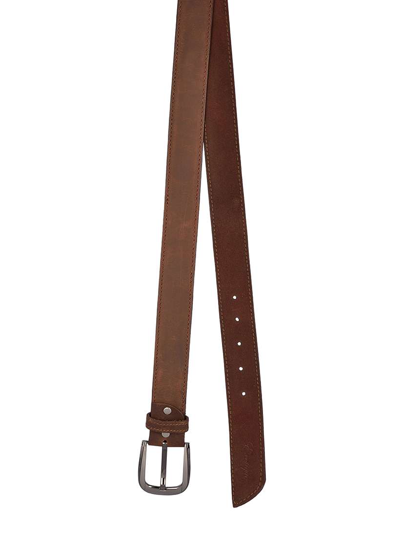 brown leather belt - 13025546 - Standard Image - 1