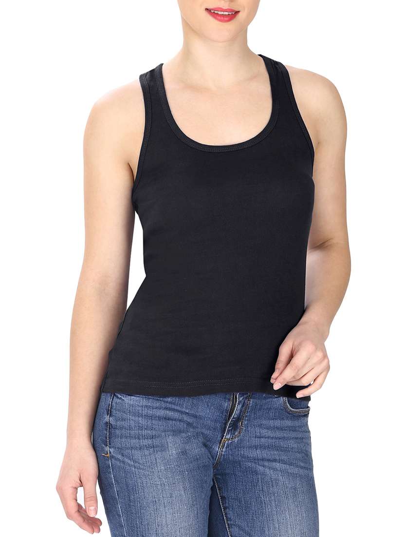women's tank top scoop neck top - 13025666 - Standard Image - 1