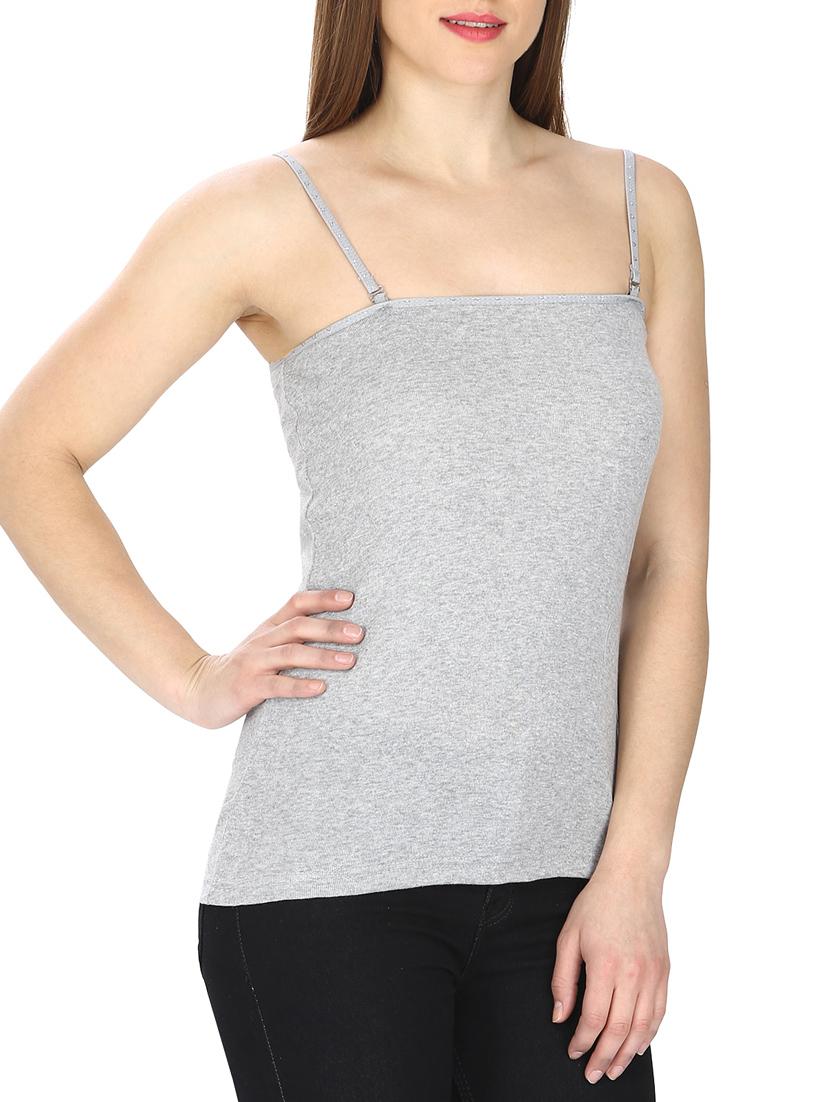 detachable strap solid camisole  - 13025700 -  Standard Image - 1