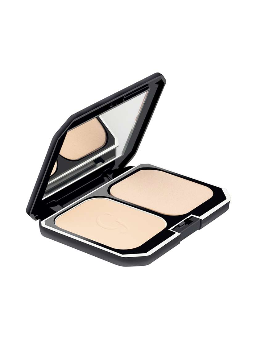 glamgals 2 in 1 two way cake compact makeup + foundation spf 15,12g (brown)
