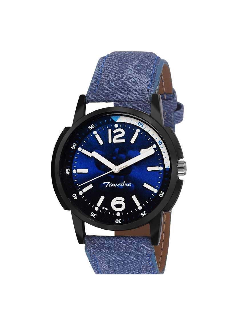 timebre men turquoise fire casual analog watch