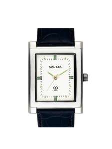 sonata 7925sl01 men's watch