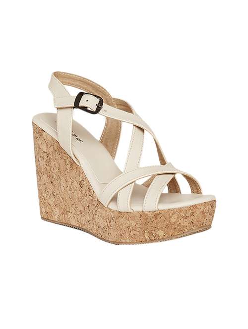 nude ankle strap wedge - 13033681 - Standard Image - 0