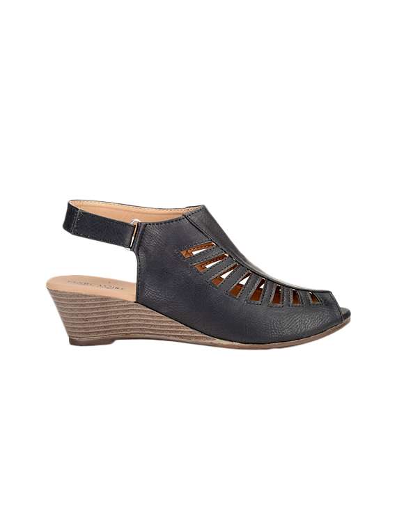 black back strap sandal - 13033686 -  Standard Image - 1