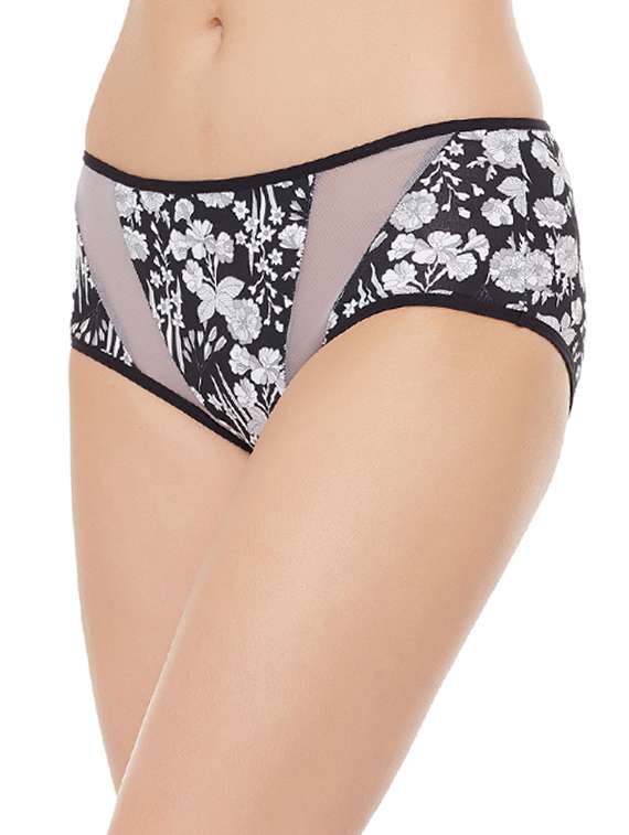 black cotton hipster panty - 13039253 - Standard Image - 1