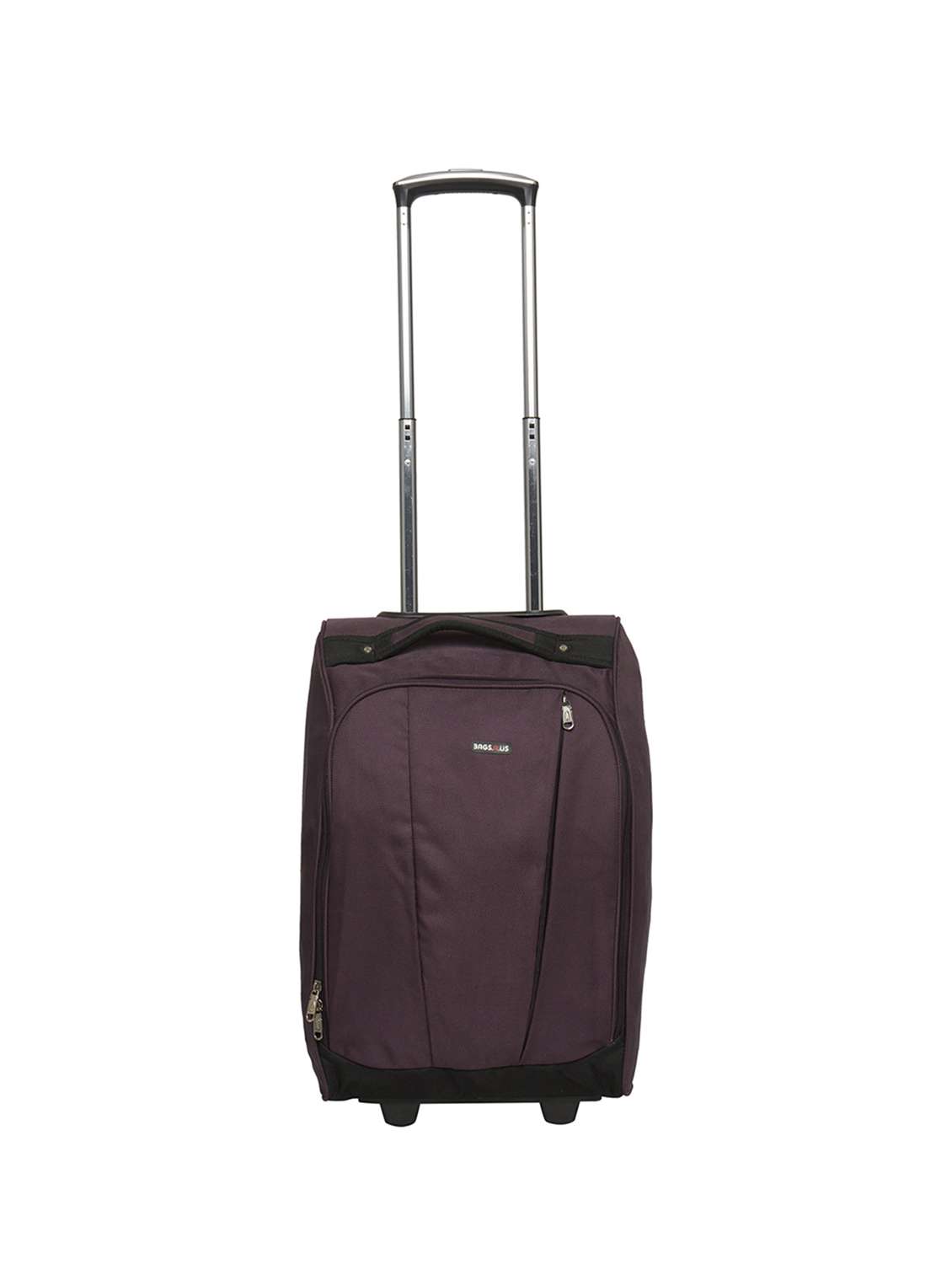 purple polyester trolleybag