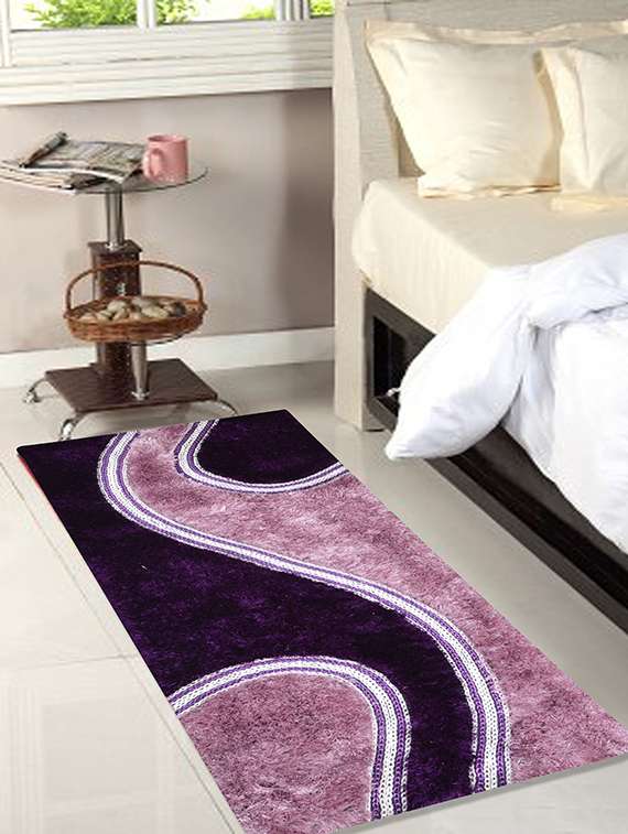 multi colored polyester floor runner