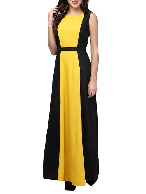 women's fit & flare color block dress - 13056046 -  Standard Image - 0