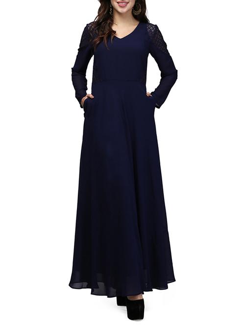 women's fit & flare solid dress - 13056288 - Standard Image - 0
