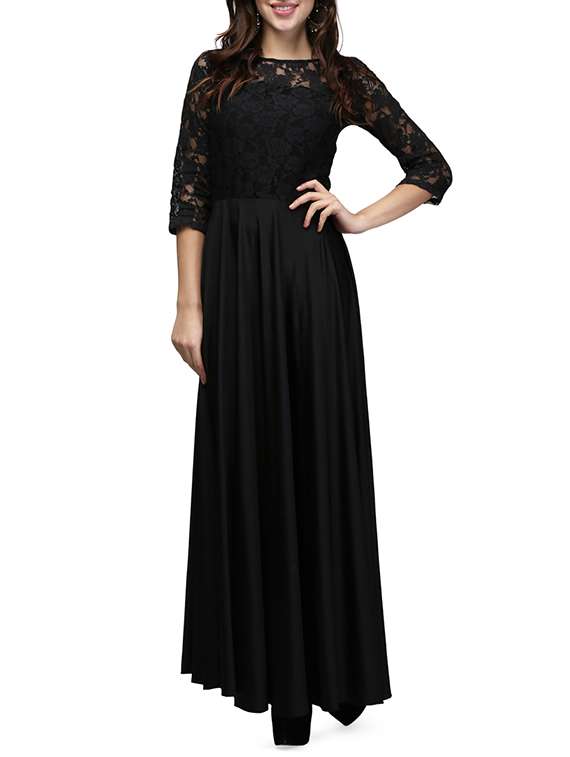 women's fit & flare maxi dress - 13056289 - Zoom Image - 0