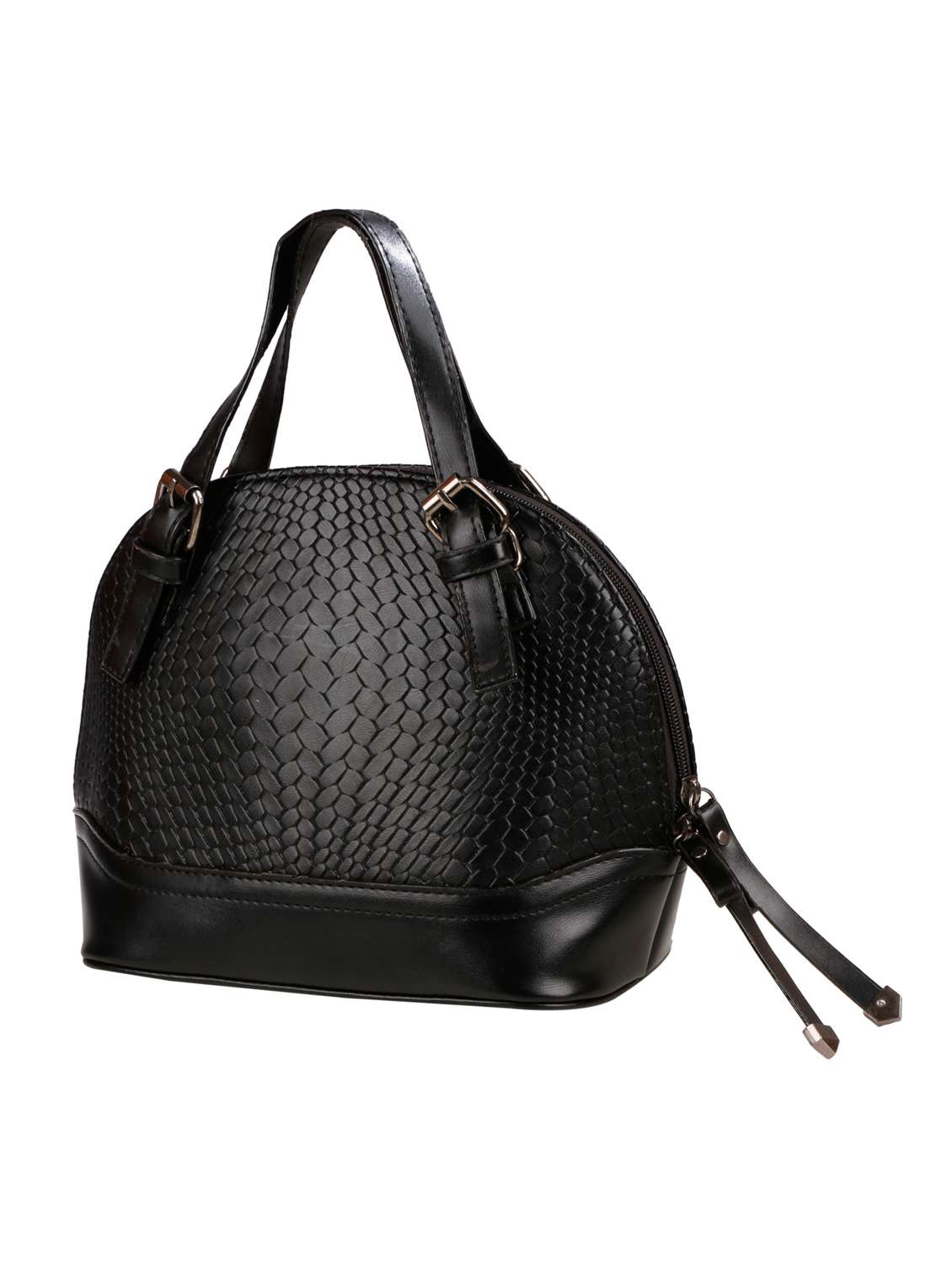 black leatherette sling bag - 13064552 -  Standard Image - 4