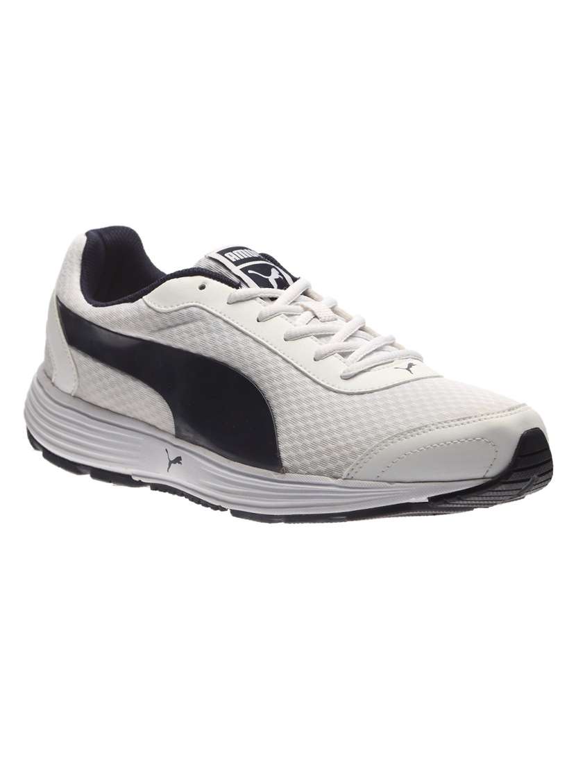 white mesh sport shoes