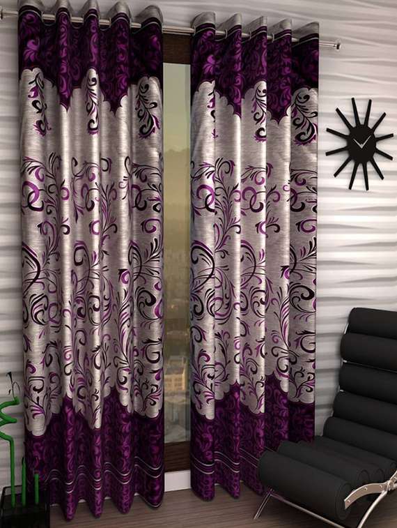 tanishka fabs  door curtains set of 2
