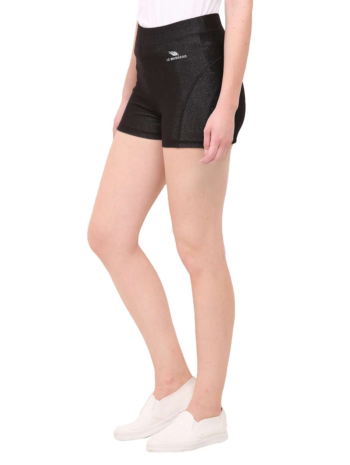 black polyester short - 13087363 -  Standard Image - 1