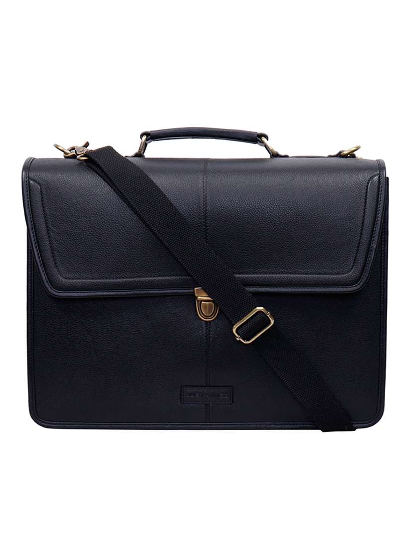 black cotton polyester blend laptopbag