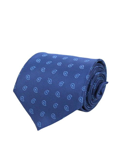 blue micro fiber tie - 13092336 - Standard Image - 0