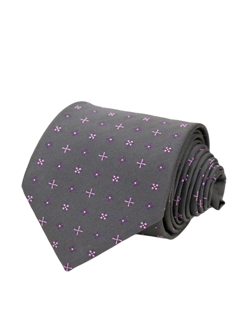 grey micro fiber tie - 13092352 -  Zoom Image - 0