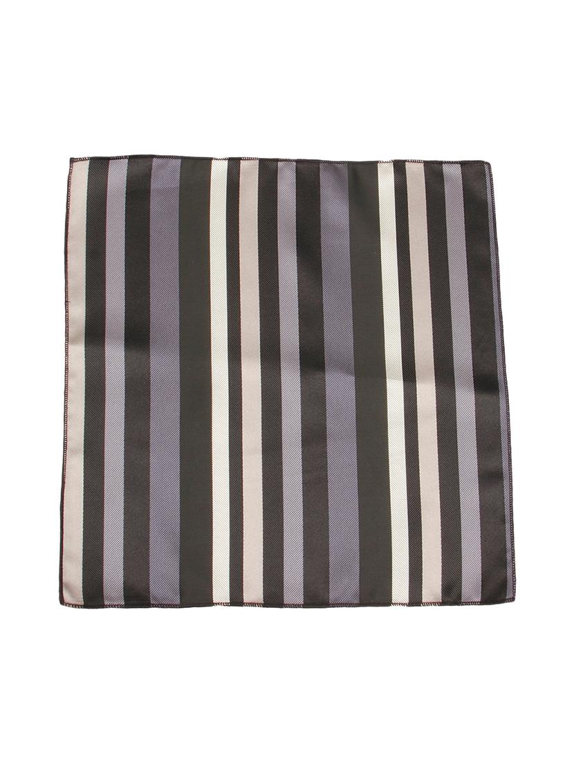 grey micro fiber tie and a pocket square - 13092537 - Standard Image - 4