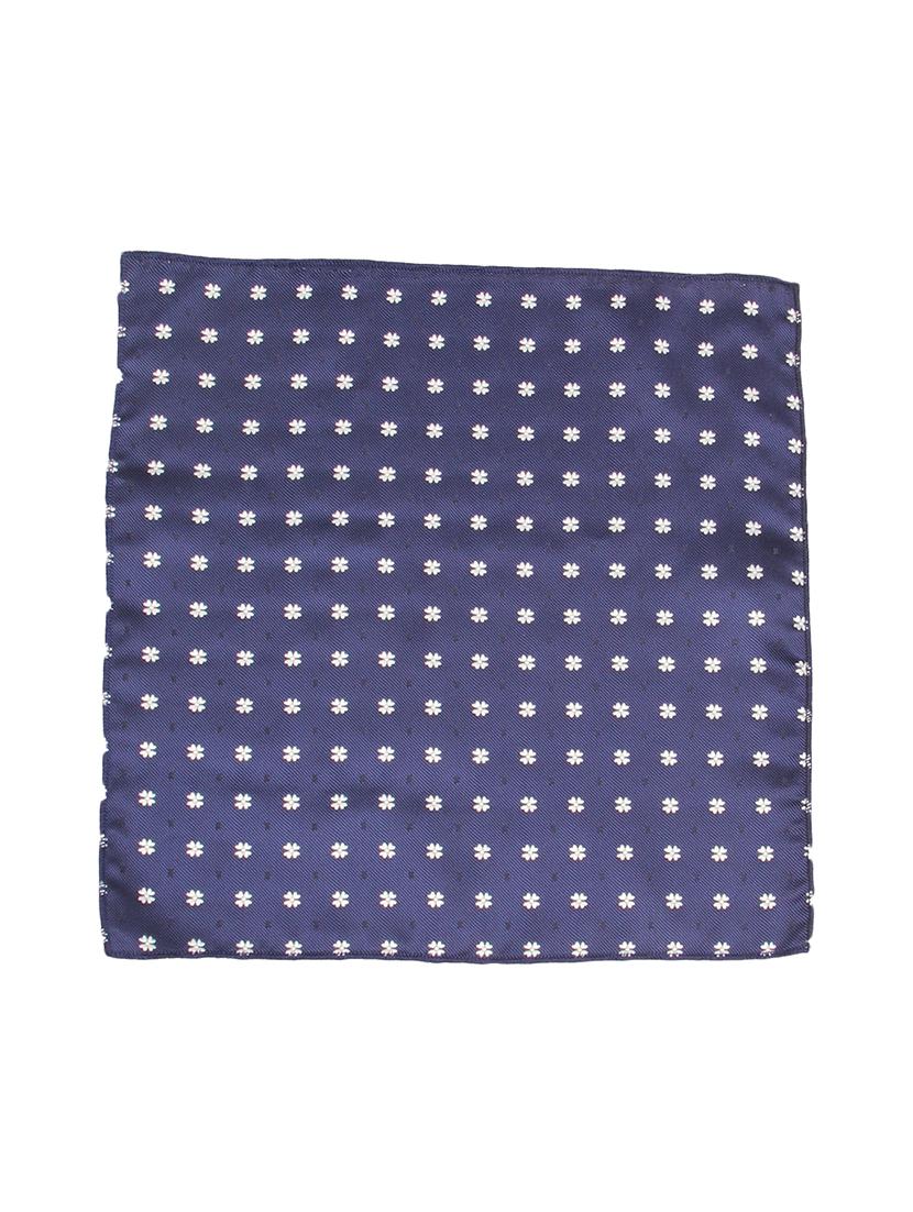 blue micro fiber tie and a pocket square - 13092539 - Standard Image - 4