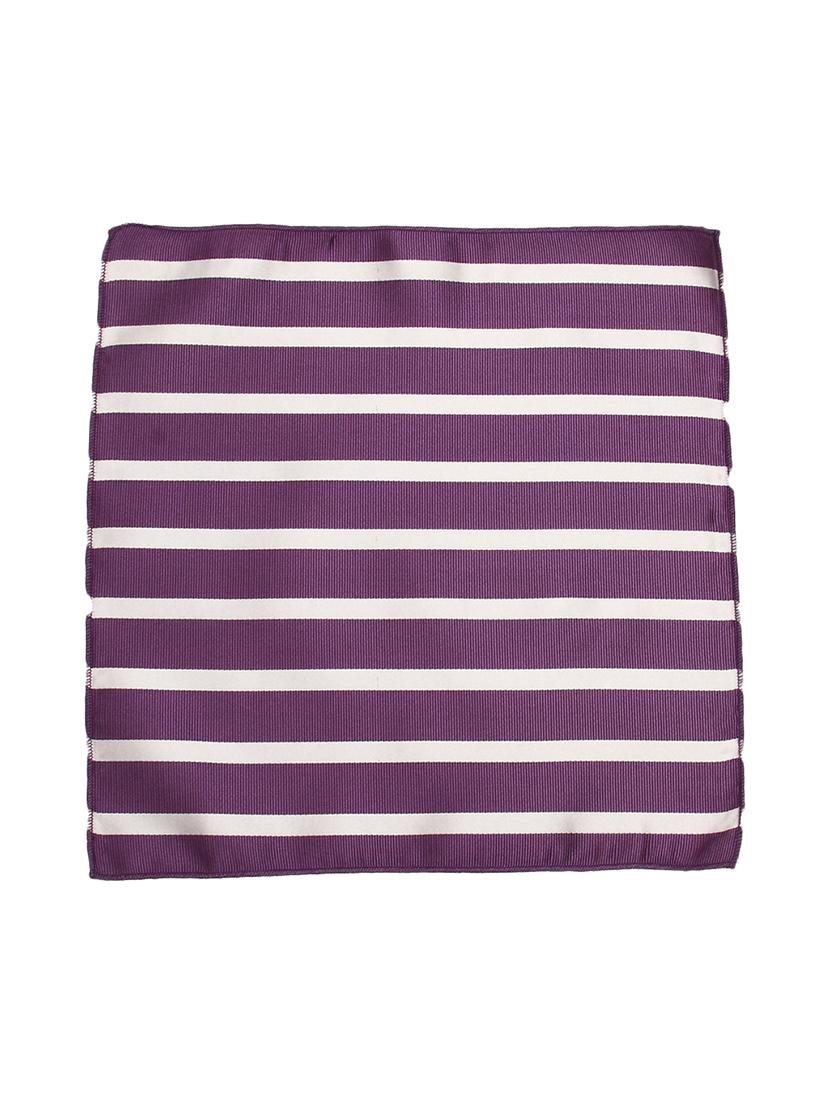purple micro fiber tie and a pocket square - 13092541 - Standard Image - 4
