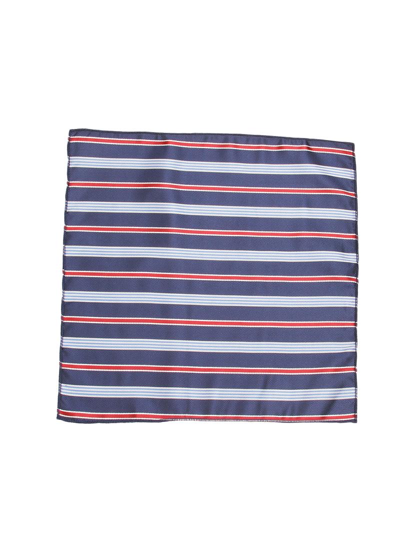 blue micro fiber tie and a pocket square - 13092542 - Standard Image - 4