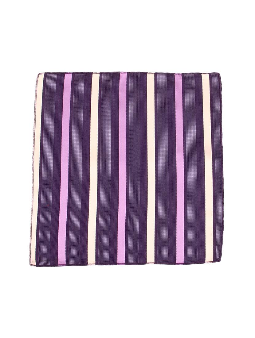purple micro fiber tie and a pocket square - 13092549 - Standard Image - 4