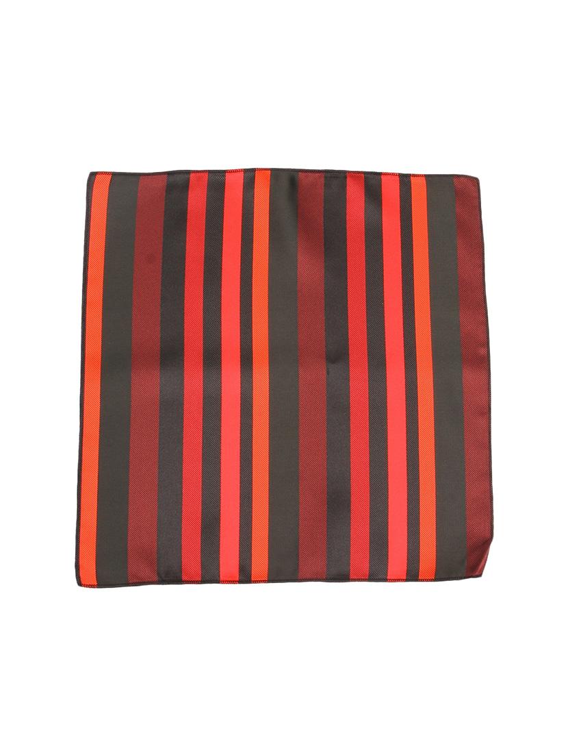 red micro fiber tie and a pocket square - 13092561 - Standard Image - 4