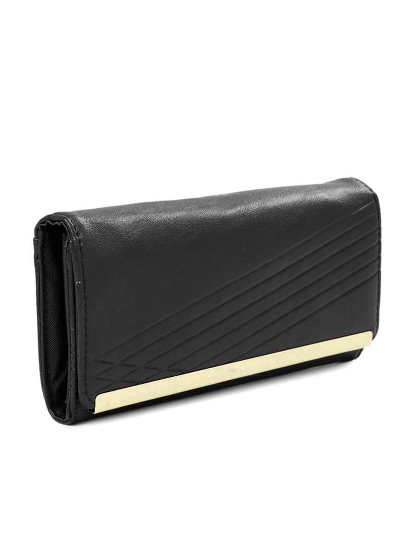 black leatherette wallet - 13093390 - Standard Image - 4