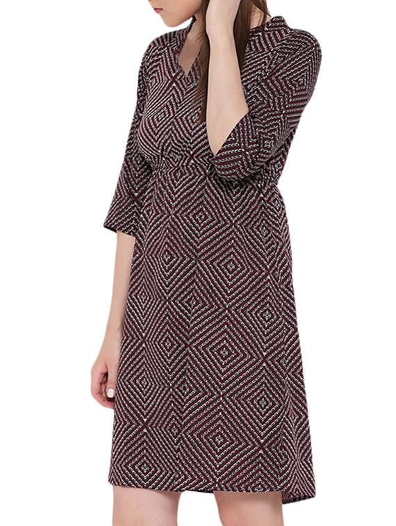 multicolor printed dress - 13099955 - Standard Image - 1
