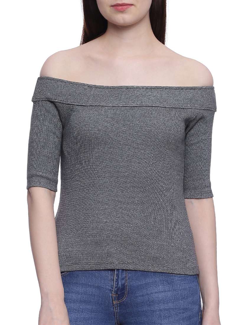 grey cotton top