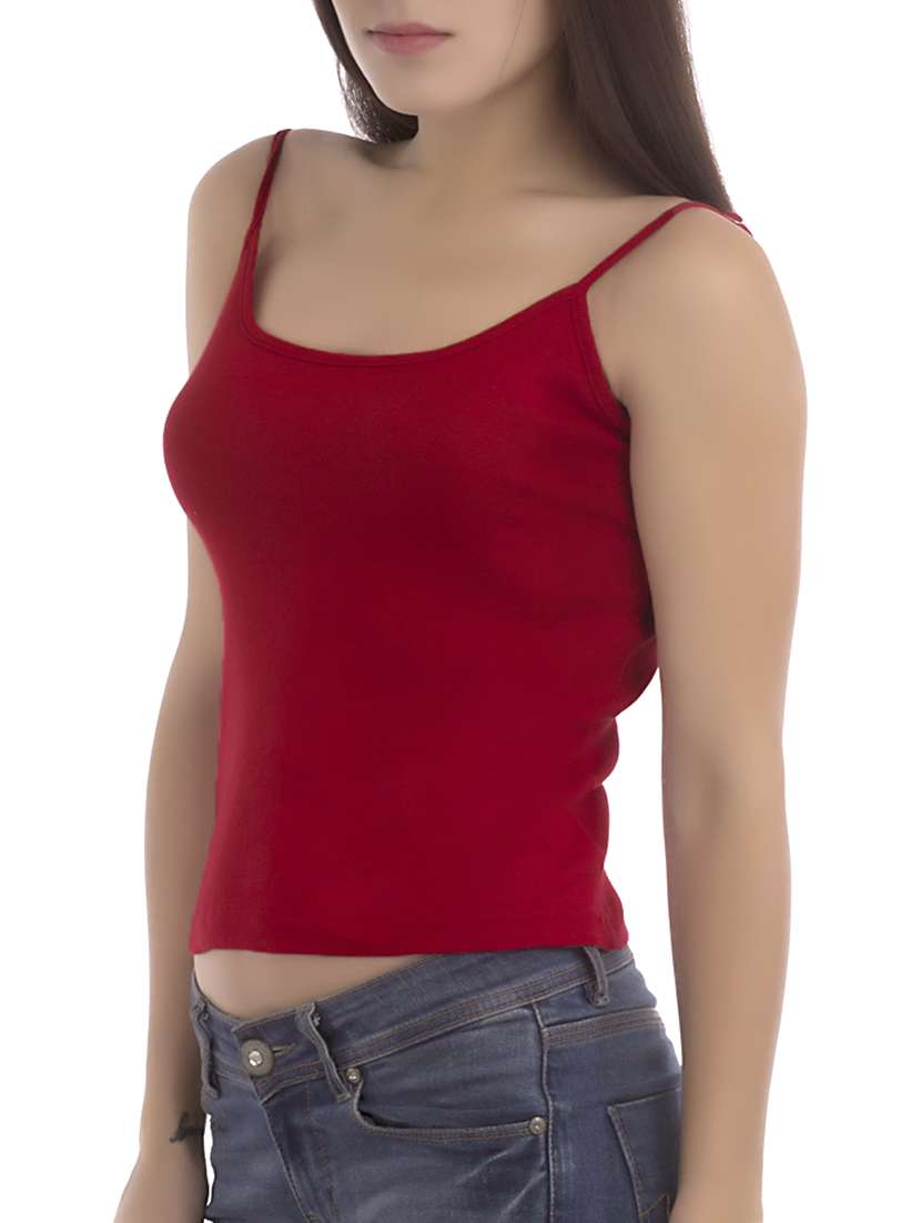 red cotton camisole - 13108439 -  Standard Image - 1
