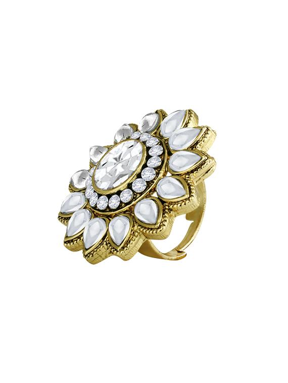gold brass ring - 13109898 -  Standard Image - 1