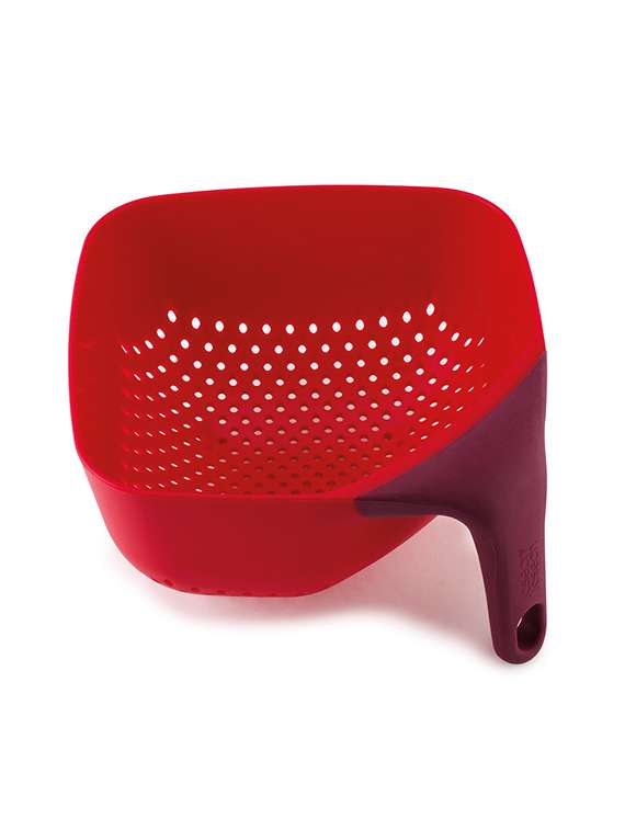 square colander medium red
